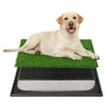 thumbnail image 6 of COZIWOW Dog Grass Pad, Large Artificial Grass Patch for Dogs with Tray, Washable Dog Litter Box, 6 of 13