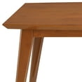 thumbnail image 2 of Simpli Home Draper SOLID HARDWOOD and Rubberwood 66 inch x 40 inch Rectangle Mid Century Modern Dining Table in Teak Brown, 2 of 10