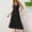 *Black, variant on ClodeEU Women's Halter Neck Pleated Sleeveless Midi Dress with Belted , Casual Party Cocktail Dress Black,Womens Plus L