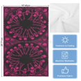 thumbnail image 5 of Halloween Kitchen Towels Set of 4, Water Absorbent Dish Towel, Vintage Skeleton Pink Fall Holiday Decorative Hand Towels - Quick Drying Cloth for Cooking Baking, 18x28 Inch, 5 of 8