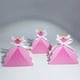 thumbnail image 2 of Caja de regalo con diseño de vestido de princesa para fiesta de cumpleaños, suministros para Baby Shower, decoración de boda, con temática de Prinzessin, 2 of 4