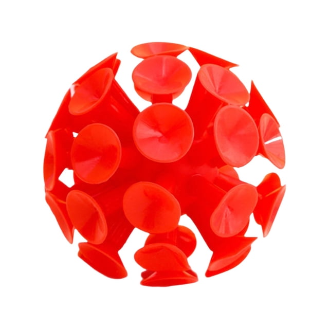 Golf Retriever Suction Cup Ball, Securely Attaches to M5 Pole, Top Disc Golf Accessory to Retrieve Discs in Water, Trees, Rocks, Bushes Drawstring Bag Included -Does not Include Pole