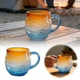 thumbnail image 7 of Water Bottle,Exquisite Sea Glass Style Sunset Themed Glass Cup A Drinking Utensil Combining Beauty And Practicality, 7 of 7