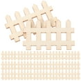 thumbnail image 1 of 100 pcs Mini Fence Miniature Wooden Fence Mini Picket Fence Garden Mini Fence, 1 of 9