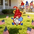 thumbnail image 7 of 4th of July Gnome Garden Stake,Red White Blue Patriotic Gnome Figurine Yard Art For Outdoor Lawn Festival Decoration,13 Inch, 7 of 7