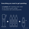 thumbnail image 3 of SodaStream Art Paquete para hacer agua con gas en negro, con paquete de 3 botellas de CO2 y carbonatación, 3 of 5