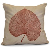 Simply Daisy 16" x 16" Leaf Study Floral Print Pillow Cojines Decorativos Para Sala