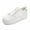 White, variant on Lusa Women's Lace Mesh Sneakers Spring Summer Hollow out Breathable Lace up Low Top Shoes Round Toe Anti-Slip Platform Sneakers Simple Stylish Outdoor Sports Walking Wear White 43