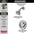 thumbnail image 2 of Delta Monitor Essentials 1-Handle Chrome Shower Faucet, 2 of 4