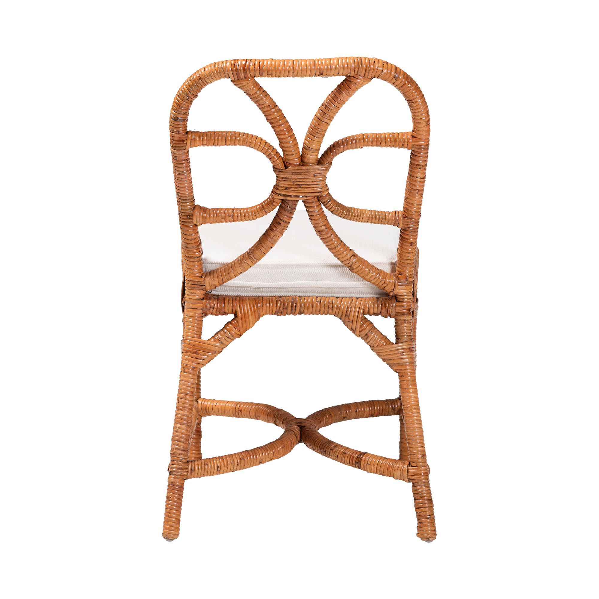 bali & pari Alondra Boho Dining Chair, Light Honey