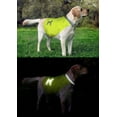 thumbnail image 5 of HQRP Bright Yellow High Visibility Dog Safety Vest for Night Walking, Outdoor Play, Hunting, Hiking with Reflective Tape & Pattern, 5 of 5