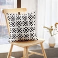 thumbnail image 5 of LALILO Throw Pillow Covers Modern Stylish Geometric Striped Lattice Grid Cushion Cover 18" x 18", 2 Pack, 5 of 6