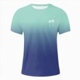 thumbnail image 4 of NOLDARES Summer Men's Graphic Print Crewneck Tees Short Sleeve Beach Vacation T-Shirts(Blue,XL), 4 of 5