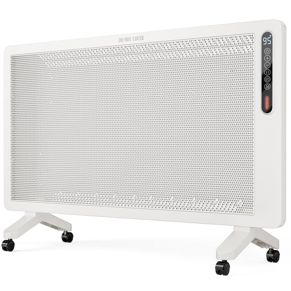 Radio Control Locker SUMELL 1500W Wall Mounted Space Heater, 60° Oscillation, 4 Modes ...