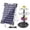 Black, variant on 2.5W Solar Fountain Pump for Bird Bath with 9 Nozzles Solar Powered Water Fountain Pump for Garden Pond Pool Fish Tank Aquarium and Outdoor