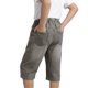 thumbnail image 3 of Capris de Mezclilla para Niños, Shorts de Mezclilla para Niños y Niñas con Cintura Elástica, Tipo Pull on, Pierna Recta, Largo Recortado, con Bolsillos, Gris 12-13 Años, 3 of 7