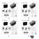 thumbnail image 3 of sweethay Control remoto Cámara 4 canales recargable plegable 2.4Ghz 4K WiFi LED Light Metal Aircraft Toy Accesorios para aéreos Doble cámara 4K, 3 of 6