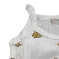thumbnail image 5 of NIEWTR Kids Girls Summer Pajamas 3T 4T 5T Toddler Flutter Sleeve Graphic Neck Sleeveless Top Matching Solid Shorts 2PCs Soft Pjs Loungewear(A-Yellow,3-4 Years), 5 of 5