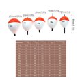 thumbnail image 4 of 14 Pcs/ensemble Kit de Pêche Bobber Mousse EPS Ovale Liège Dérivant; Bouées de Pêche; Liège Extérieur Réutilisable Bouées de Pêche Fournitures Extérieures, 4 of 9