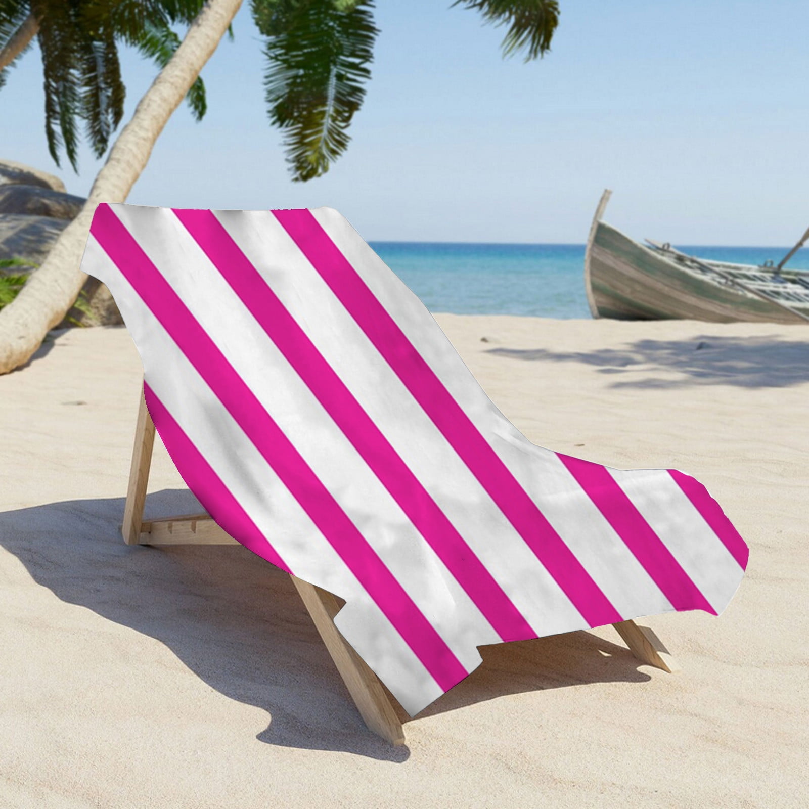 Beach Towels Oversized 63x31 Inch Striped Large Quick Dry Sand Free Microfiber Travel Towel Absorbent Lightweight for Adults Men Women Swimming Pool Camping by PALIFEUR