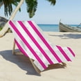 thumbnail image 6 of JeashCHAT Stripe Beach Towel Large Beach Towel Soft Super Absorbent Pool Travel Bath Swimming Camping Towel for Adults Men Women, 55" x 28", 6 of 6