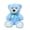 Bow-Blue, variant on MaoGoLan 13'' Cute Footprints Teddy Bear Stuffed Animal Bear Plush Toy