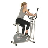 sunny 2 in 1 magnetic elliptical upright bike