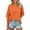 Orange, variant on Womens Oversized Half Sleeve T Shirts Summer Casual Crew Neck Tunic Tops Loose Fit Solid Color Boxy Basic Tees Beach Daily Wear, Black S