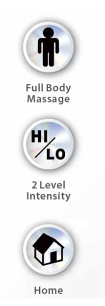 Health Touch Double-Sided Full Body Massage Mat, 5 Vibration Motors Massage with Soothing Heat, Black