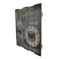 thumbnail image 2 of American Expedition Lone Wolf Lodge Wall Clock, 2 of 3