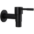 thumbnail image 1 of Grifo de acero inoxidable negro para lavadora, grifo de pared para baño, inodoro, fregona, grifos de agua para piscina, 1 of 1