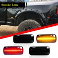 thumbnail image 2 of GTINTHEBOX 4X Smoked LED Fender Side Marker Lights For 2010-2018 Dodge RAM 2500 3500 Dually Bed, 2 of 11