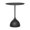 Black Tall Shape, variant on Luzkey Small Side Table Round Black Coffee Table Modern Drink Table Martini Table for Dorm Bedroom Patio Living Room Corner Bathroom Black Short Shape