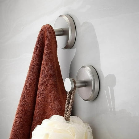 

Vxdvou Stainless Steel Suction Cup Hook for Kitchen and Bathroom Removable Towel Hook with Stainless Steel Design Easy Install Suction Cup Hanger for Home Use