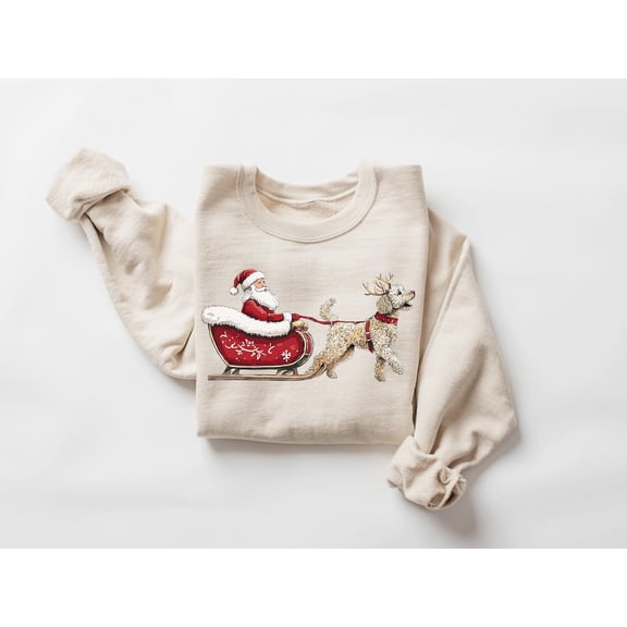 Velto Happy Holiday Golden Doodle Sweatshirt, Goldendoodle Happy Holiday Sweatshirt, Happy Holiday Dog Shirt, Golden Doodle Shirt, Doodle Mom Shirt, Xmas Tees All Size S-3XL