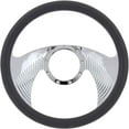 thumbnail image 6 of JEGS Chrome-Plated Billet Aluminum 14 in. Steering Wheel [Wing Spoke Design], 6 of 7