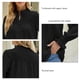 thumbnail image 5 of Blusa de Mujer de Manga Larga Cuello Alto con Cordones ANGGREK Negro L, 5 of 6