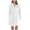 White, variant on Womens Terry Cloth Robes Long Sleeve Plush Flannel Bathrobe Fuzzy Fleece Soft Hooded Spa Robe with Belt White, XXL
