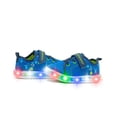 thumbnail image 3 of Tenis Bubble Gummers Tren I Niño Luces Ajuste Velcro azul marino 14, 3 of 7