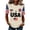 Beige, variant on 250th Anniversary Printed Women Shirts Casual 250 Years Of Freedom T Shirt Short Sleeve Tshirts Patriotic Tops