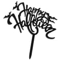 thumbnail image 1 of Feliz Halloween Murciélago Decoración Negro, 1 of 8