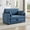 Blue, variant on GAOHAPY 52" Loveseat Sleeper Sofa Bed,2 in 1 Convertible Floor Sofa Bed for Small Spaces,Pull Out Couch with Deep Seat,2 Pillows and Solid Frame Floor Couch for Living Room,Apartment