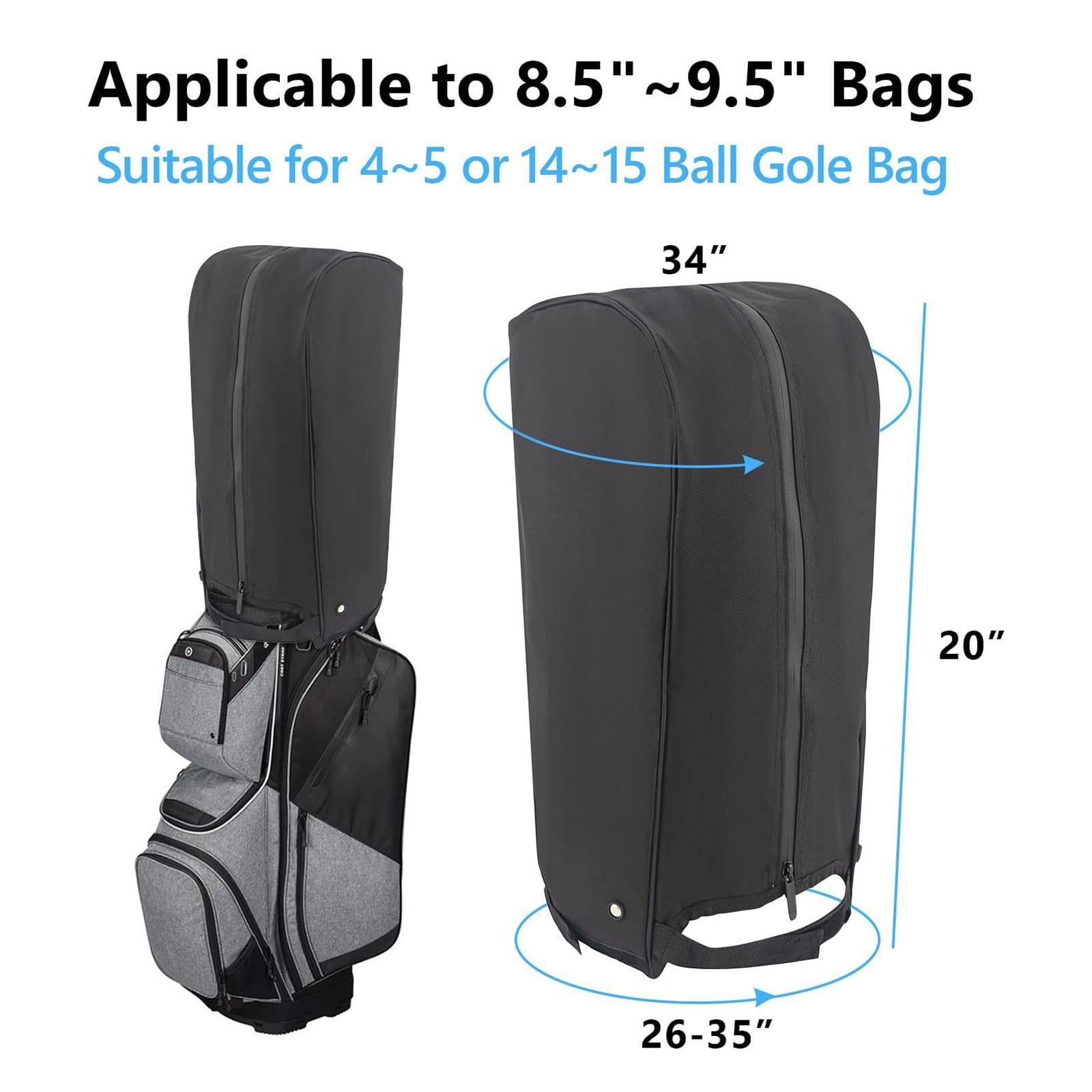 Dualoai Golf Bag Cover Golf Bag Rain Cover Lightweight Water Resistant Foldable Golf Bag