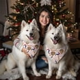 thumbnail image 4 of Dog Bandana 2 Pack,Pink Baseball Gear Pattern Bandanas for Dogs,Cat Bandana,Small/ Large Dog Bandana 2 Size,Dog Bandanas, 4 of 6