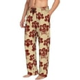 thumbnail image 2 of Balery Thanksgiving Sketch Turkey print Men's Pajama Pants,Ultra Lightweight Pjs,Lounge Pant-Small, 2 of 9