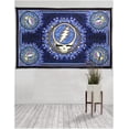 thumbnail image 2 of "Grateful Dead Tapestry Steal Your Face Tablecloth Beach Sheet 60x90 Blue Black", 2 of 2
