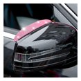 thumbnail image 1 of 2PCS Car Rear View Mirror Rain Eyebrows, Bling Crystal Rear View Mirror Rain Visor Guard, Rhinestone Rainproof Car Side Mirror Rain Visor Smoke Cover, Universal for Car, Truck, SUV,Pink, 1 of 7
