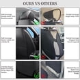 thumbnail image 6 of Car Seat Covers Full Set Custom Fit for Ford Fusion 2007-2020 - Premium Faux Leather Auto Protectors with Waterproof, Breathable, Anti-Slip Car Seat Protectors (BlackPink,Full Set), 6 of 7