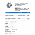 thumbnail image 2 of Alternator 1 - Compatible with 2005 - 2006 Jeep Grand Cherokee - Autopart Premium, 2 of 2