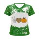 thumbnail image 5 of Camiseta con cuello en V para mujer Camiseta con estampado de Halloween Camiseta de manga corta Tops Pompotops hkajfhjk473011, 5 of 6